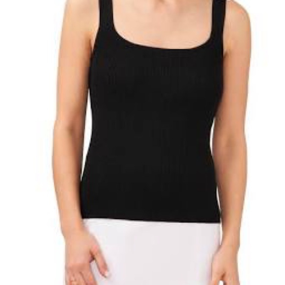 Halogen Black Sleeveless Top medium